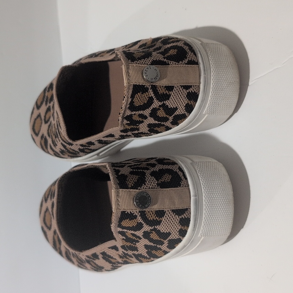 Cheetah Print Steve Madden Knit Sneakers 10 - Picture 4 of 8